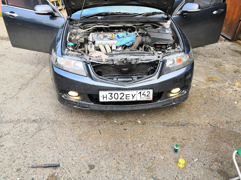 Подключение туманок правильно устранение колхоза — Honda Accord (7G), 2 ...