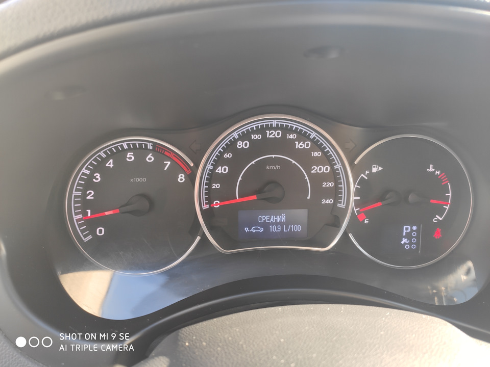 Расход зимой — Renault Koleos (1G), 2,5 л, 2011 года | наблюдение | DRIVE2