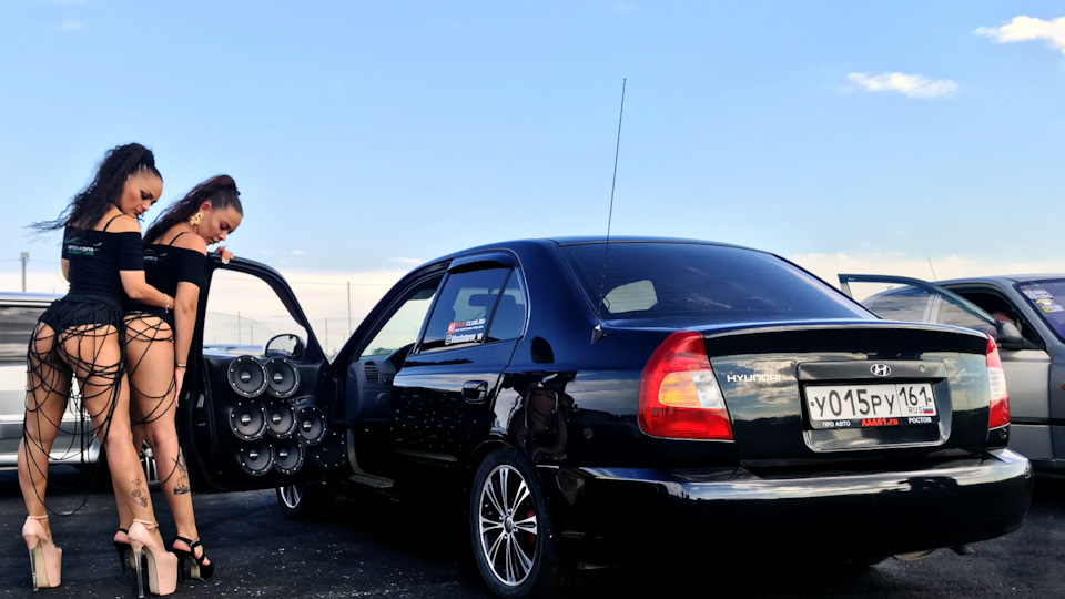 Замер мощности усилителя кикс кап 29 — Hyundai Accent (2G), 1,5 л, 2005 ...