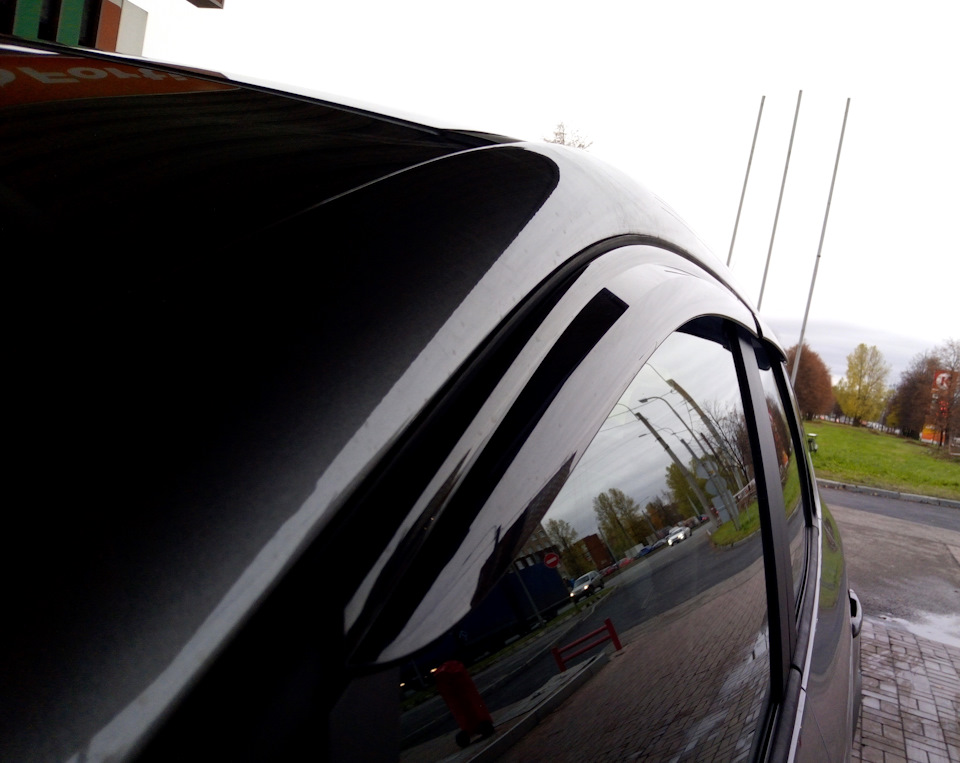 Дефлекторы окон — Renault Kaptur (2016), 1,6 л, 2019 года | аксессуары ...