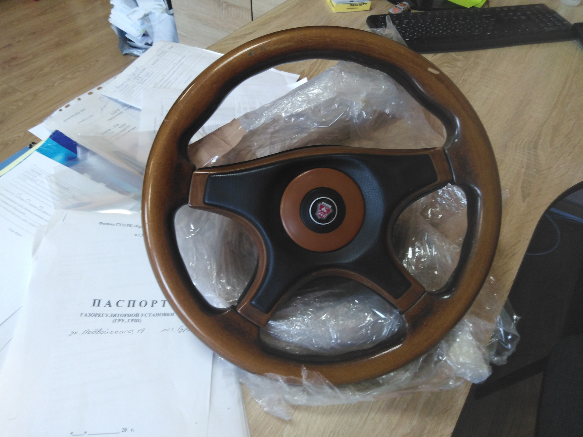Руль "Экспортный" — ГАЗ 3110, 2,5 л, 1999 года | стайлинг | DRIVE2