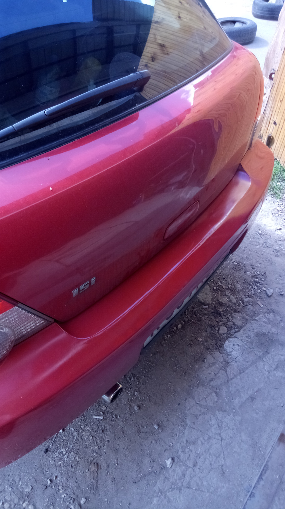 Ремонт бампера по-бомжу [2]. — Subaru Impreza (GD, GG), 1,5 л, 2004 ...