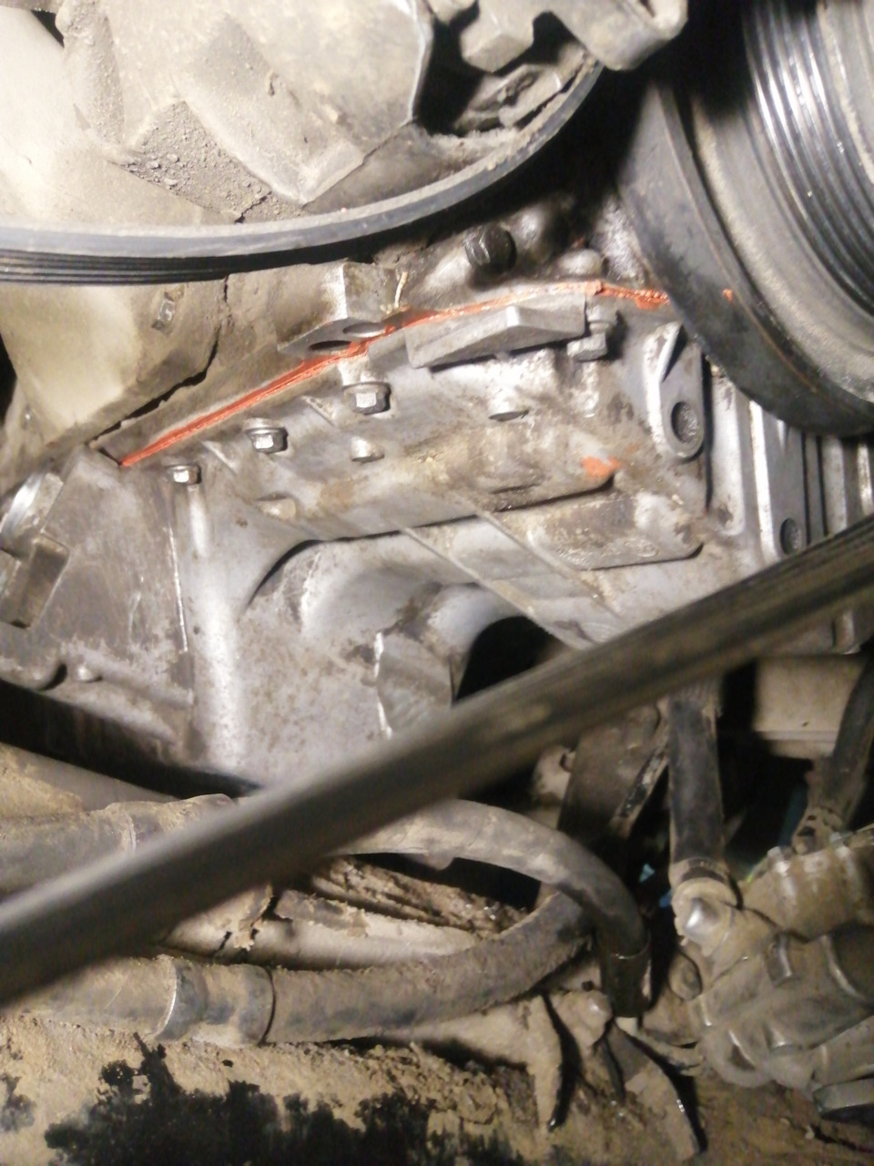 Замена прокладки поддона картера — BMW X5 (E53), 3 л, 2003 года ...