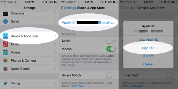 Как выйти из аппсторе. Как выйти из itunes на iphone. как выйти из itunes store на iphone. apple id (appstore, itunes.