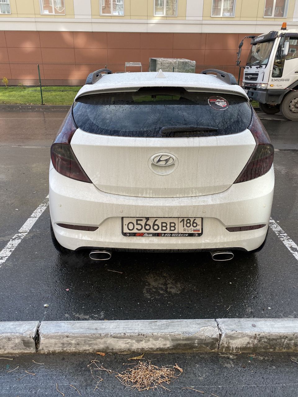 Выхлоп готов. Бу бу бу) — Hyundai Solaris Hatchback, 1,4 л, 2014 года |  тюнинг | DRIVE2