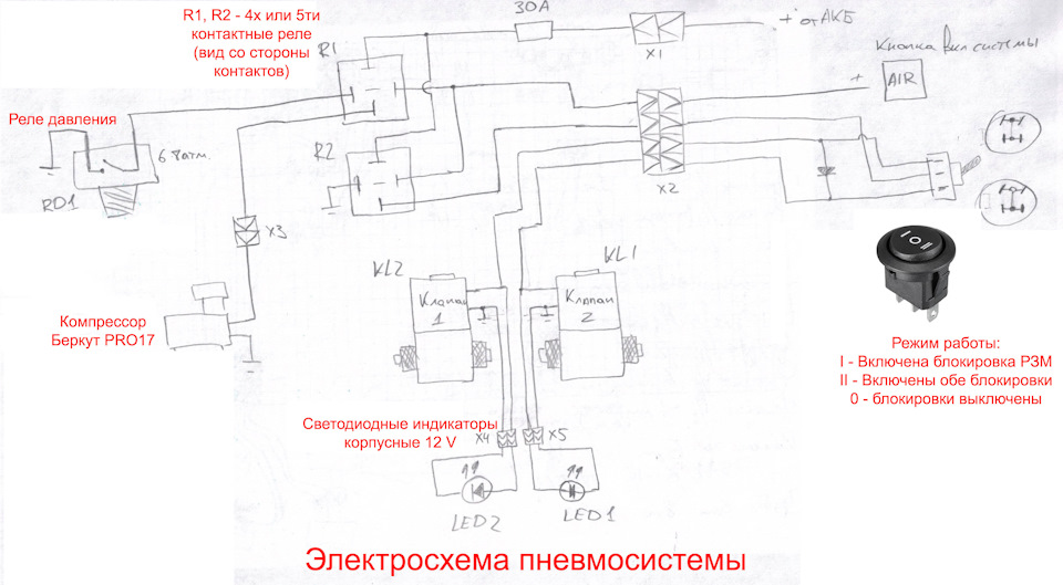 Схема подключения бензонасоса уаз