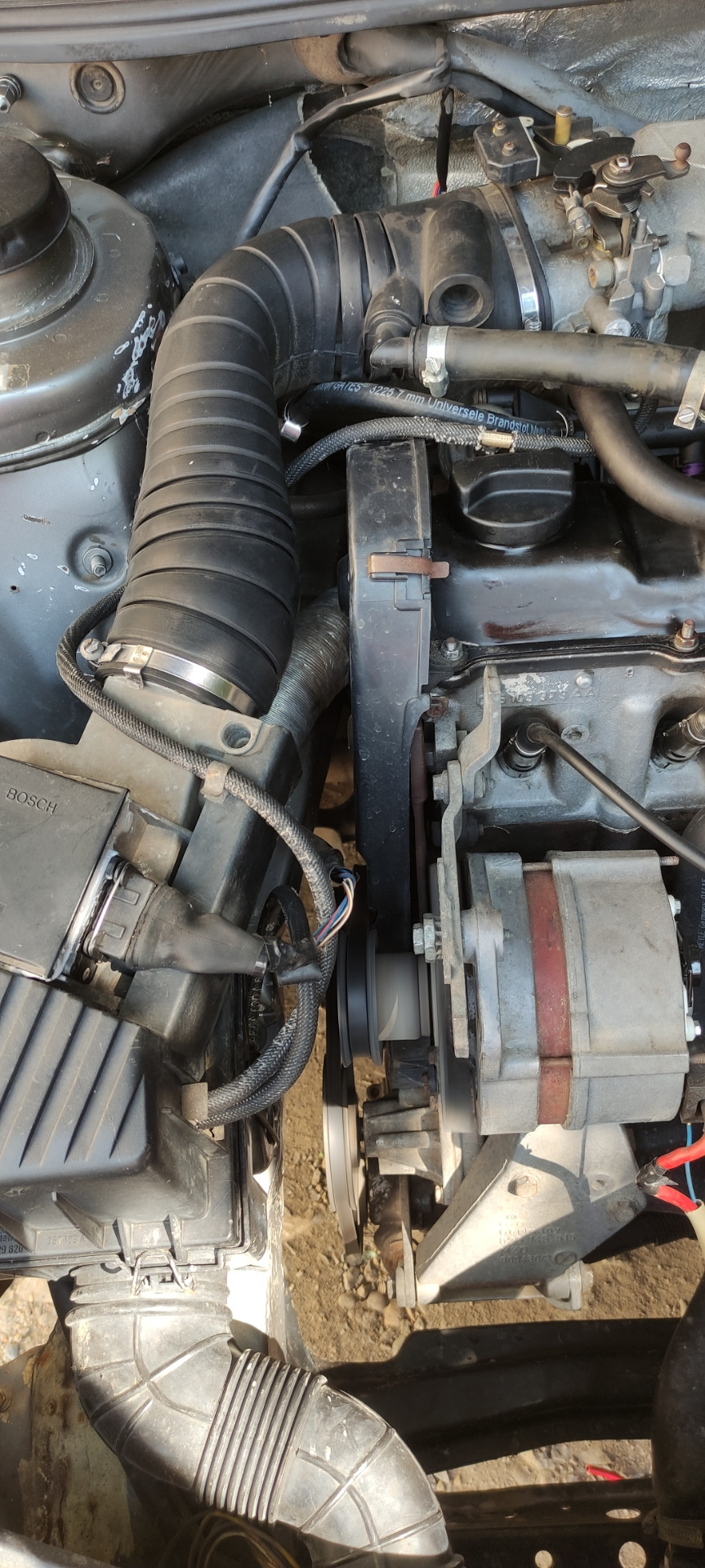 Подключение вакуумных трубок без адсорбера — Volkswagen Passat B3, 1,8 ...