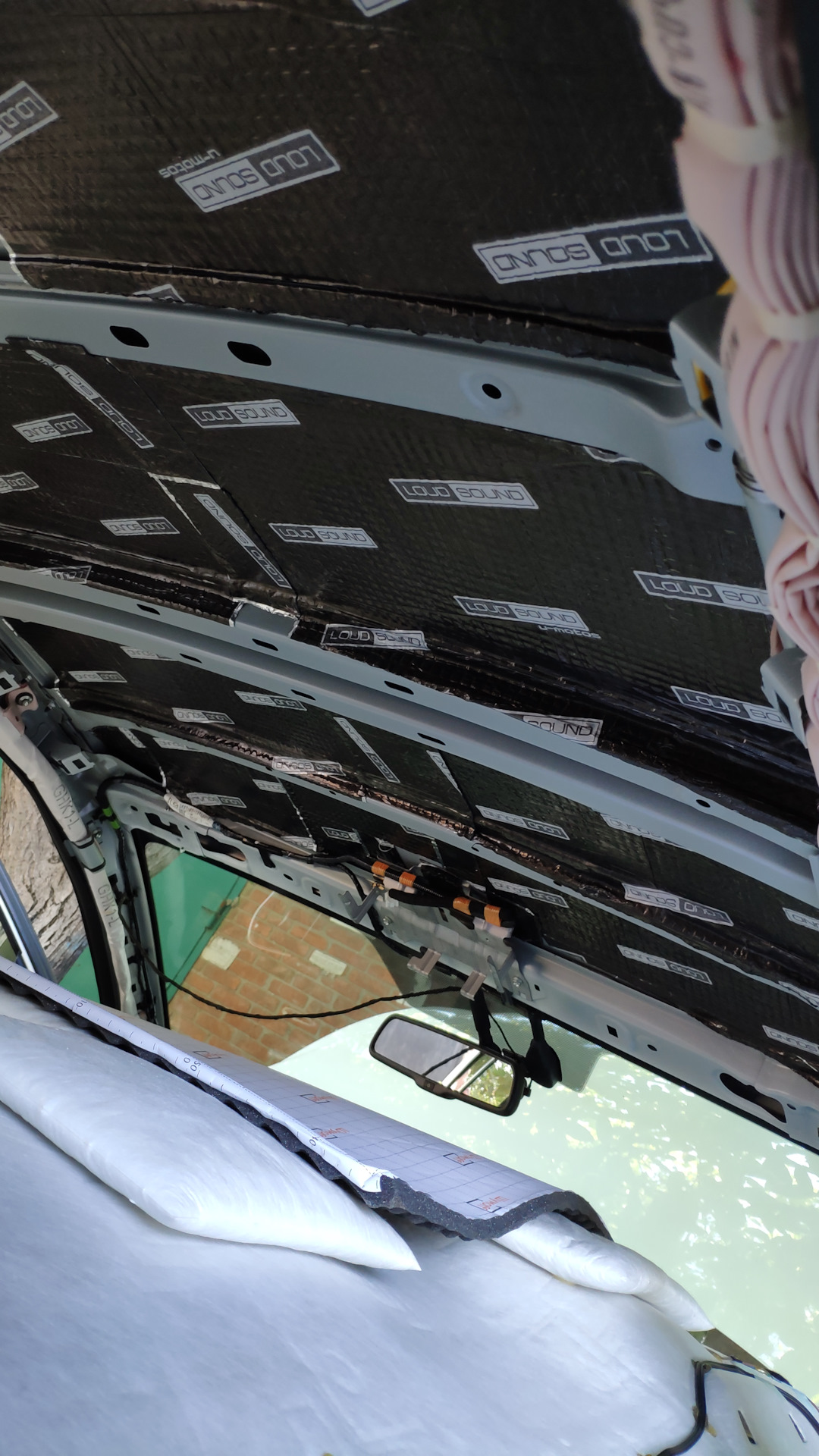 Шумоизоляция крыши + выпрямление вмятин — Mazda 6 (3G) GJ, 2 л, 2015 ...