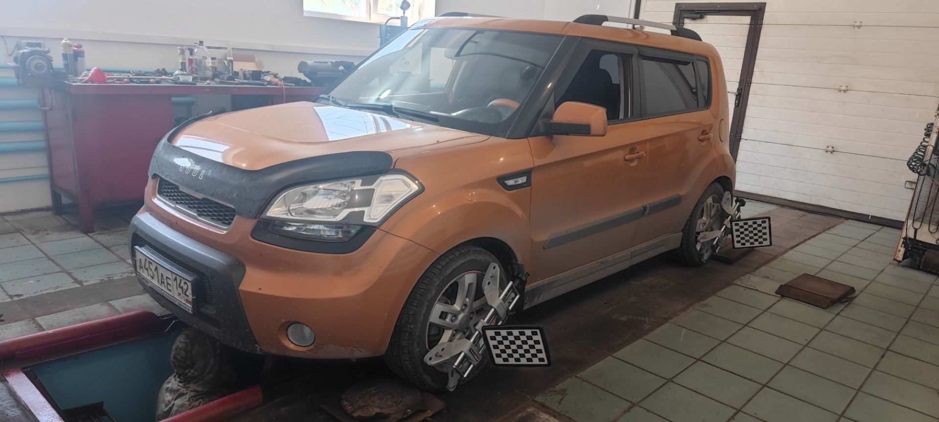 71] Сход развал — KIA Soul (1G), 1,6 л, 2011 года | визит на сервис | DRIVE2