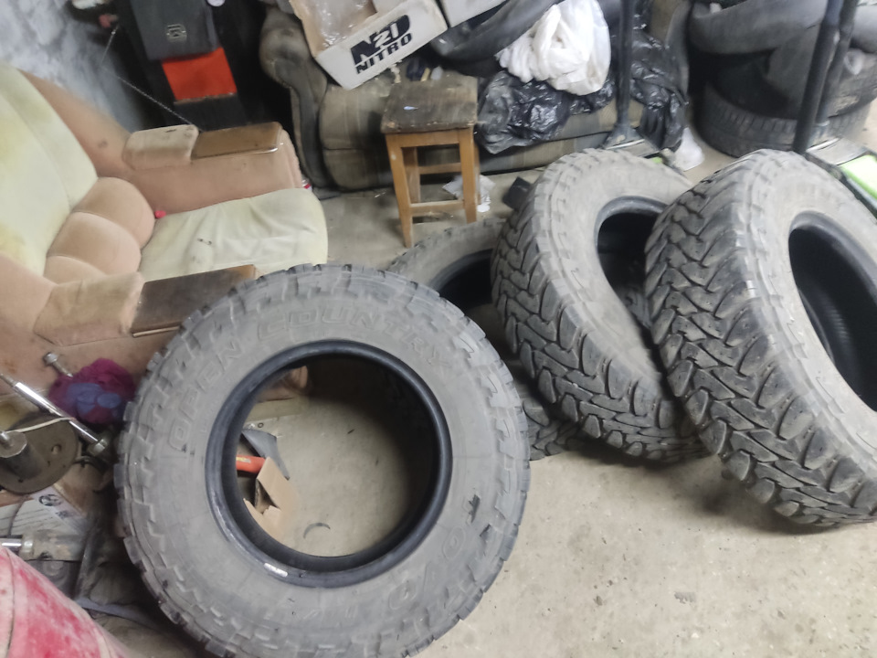 Резина Toyo Open Country M/T 245.75.16 — УАЗ 31519, 2,9 л, 2003 года ...