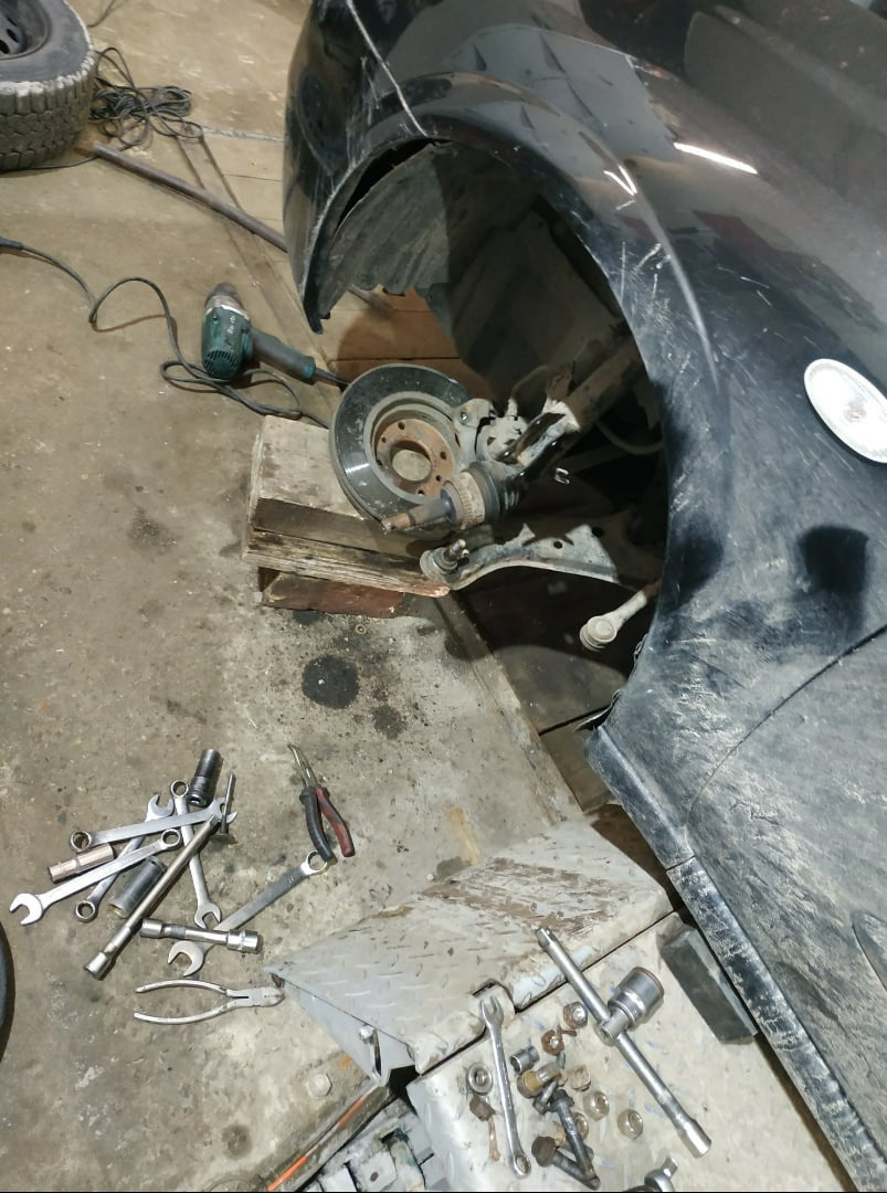 Замена ступичных подшипников — Nissan Almera II (N16), 1,5 л, 2006 года ...