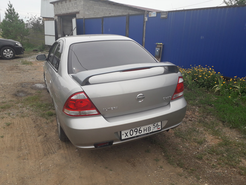 Спойлер на NAC — Nissan Almera Classic (B10), 1,6 л, 2008 года | тюнинг ...