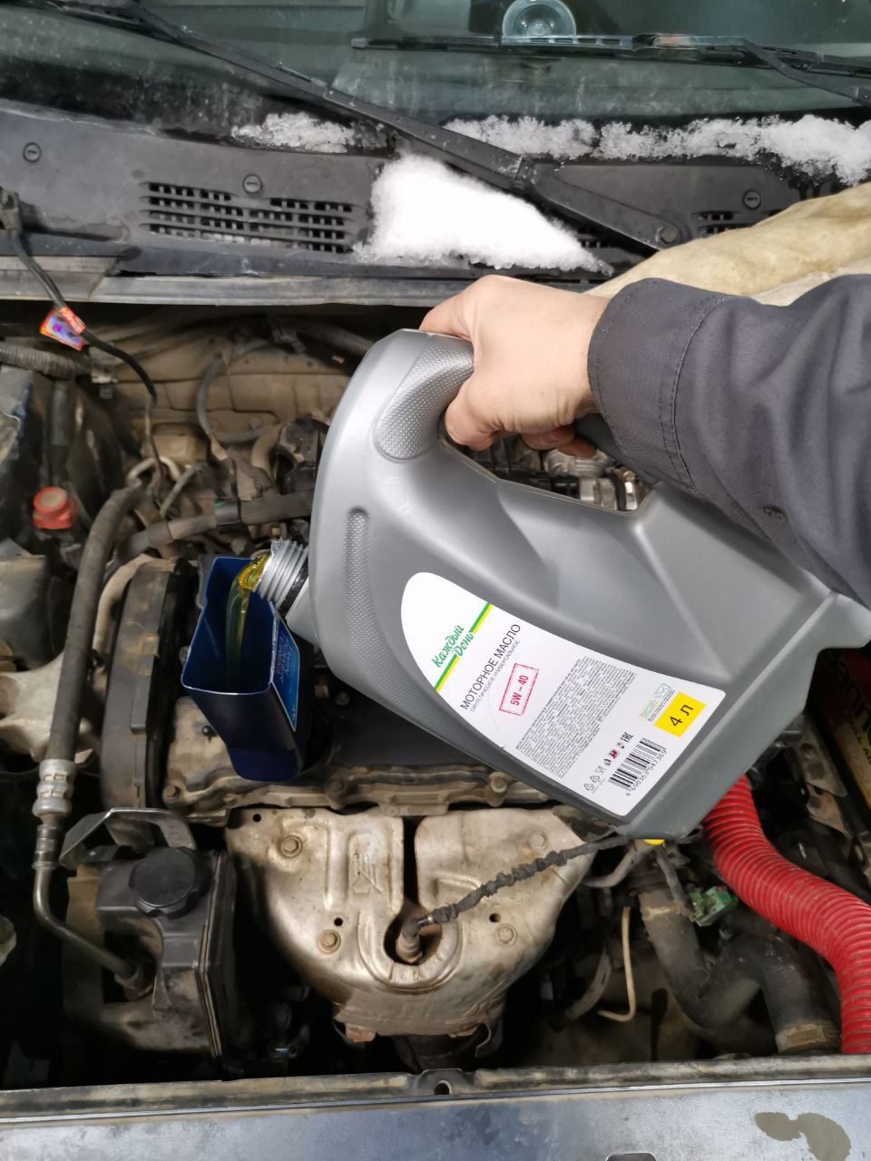 Ашановское масло "Каждый день" синтетическое 5W40 — Citroen Berlingo ...