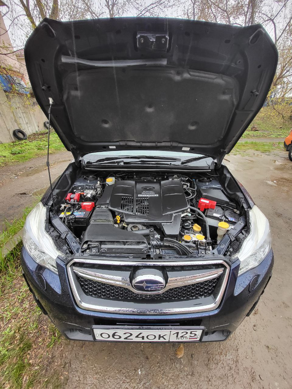 Замена ремня генератора на гибриде и мойка мотора. — Subaru XV (1G), 2 л,  2015 года | своими руками | DRIVE2