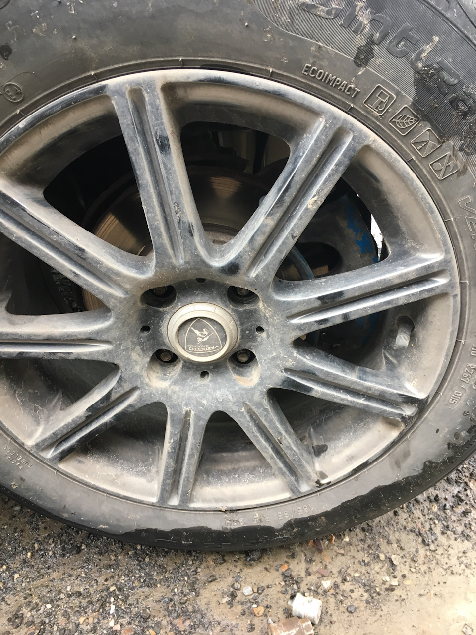 Примерка суппорта 2pot от калдины gt-t — Toyota Caldina (190), 2,2 л ...