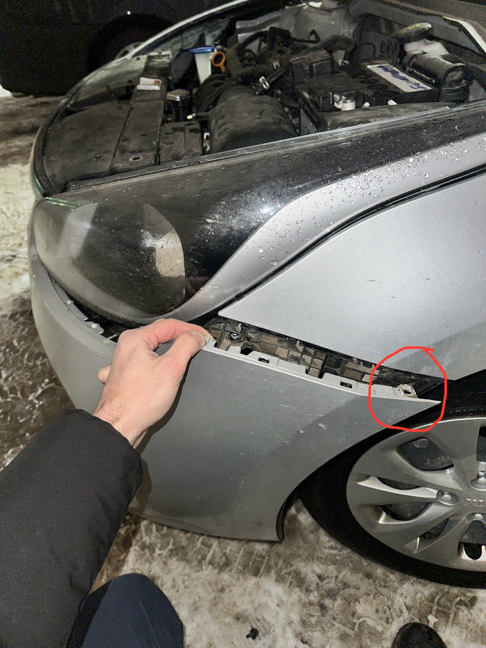 8. Снял фару на KIA RIO 4 для установки мини линз — KIA Rio (4G), 1,4 л ...