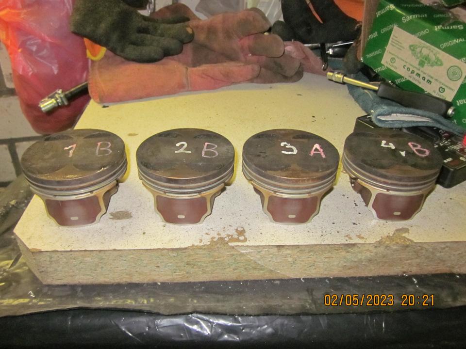 Капиталка 1,8. Ч.-10. Поршни "Сармат", сравнение со стоком. — Lada ...