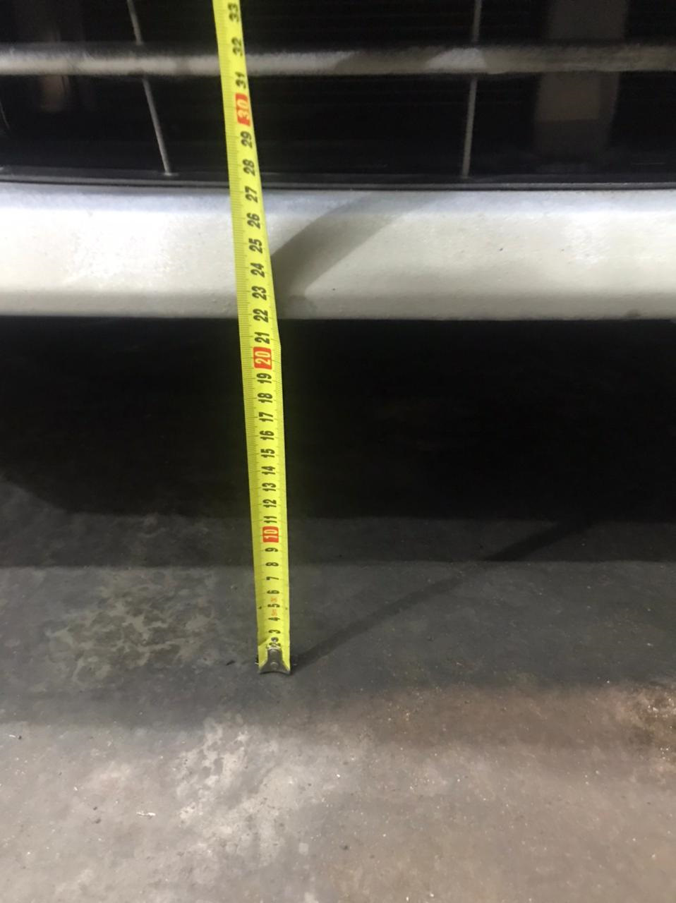 Tylna oś – po montażu dystansów