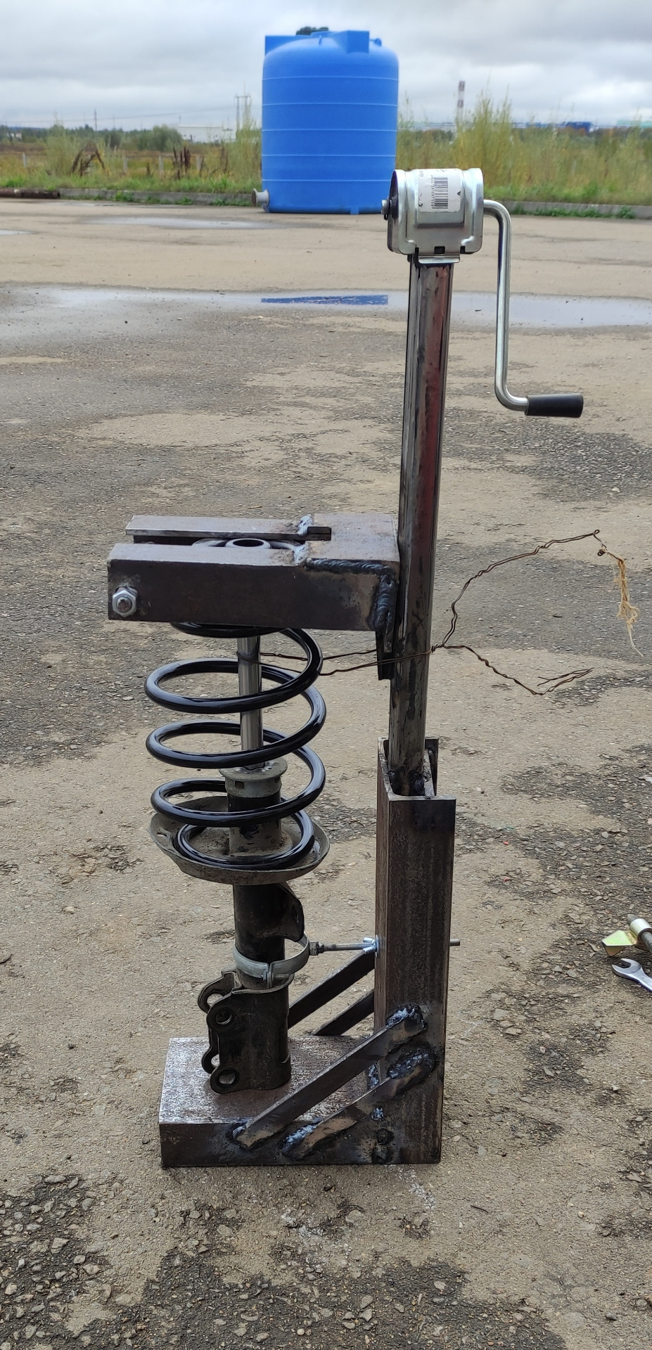 Съёмник пружин из домкрата 😎испытание — Chevrolet Aveo Sedan (2G), 1,6 ...