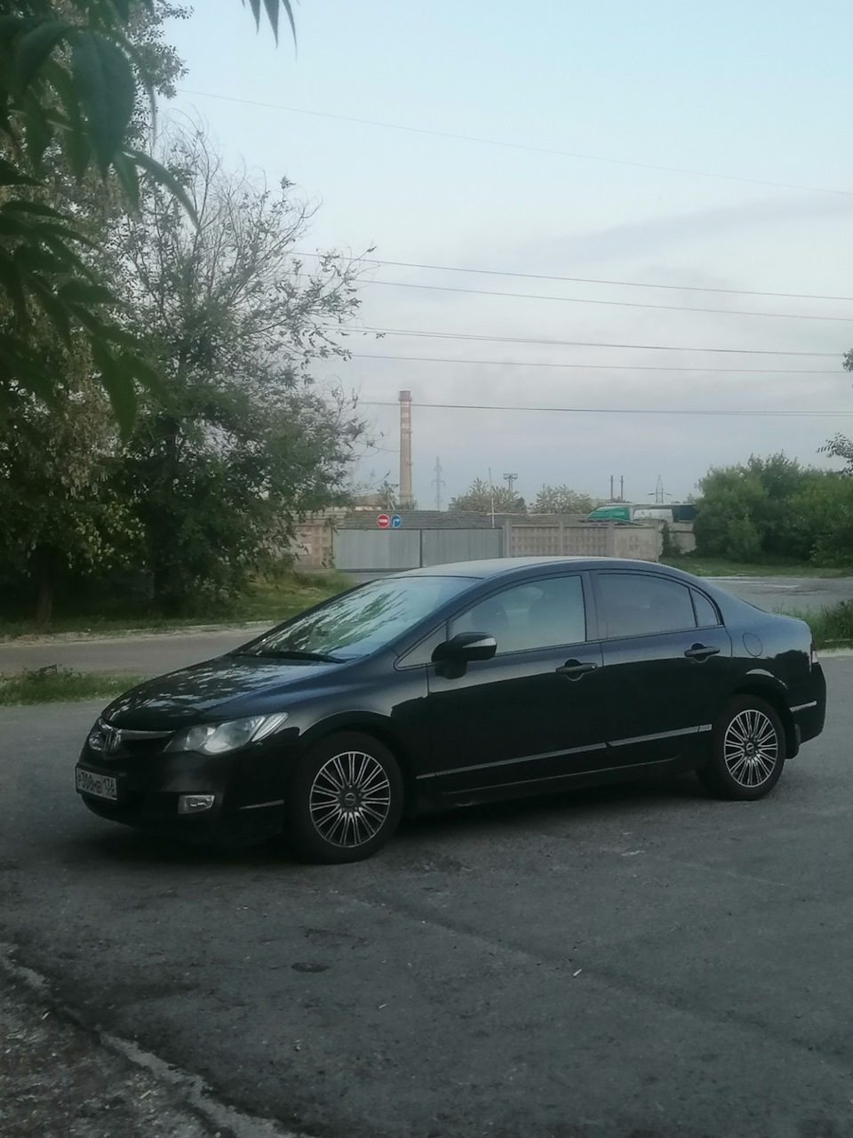 Диски R18 и низкий профиль на цивик 4d — Honda Civic 4D (8G), 1,8 л, 2008  года | колёсные диски | DRIVE2