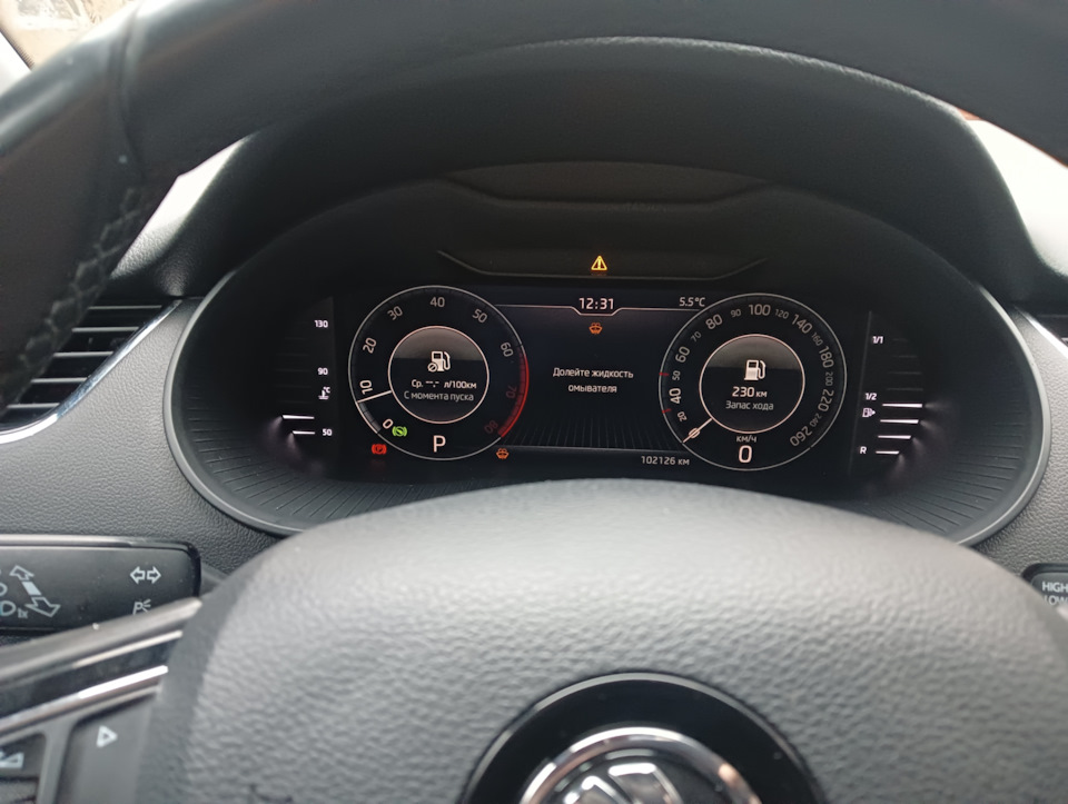 Виртуальная панель.Наконец-то на своём месте — Skoda Octavia A7 Mk3, 1 ...