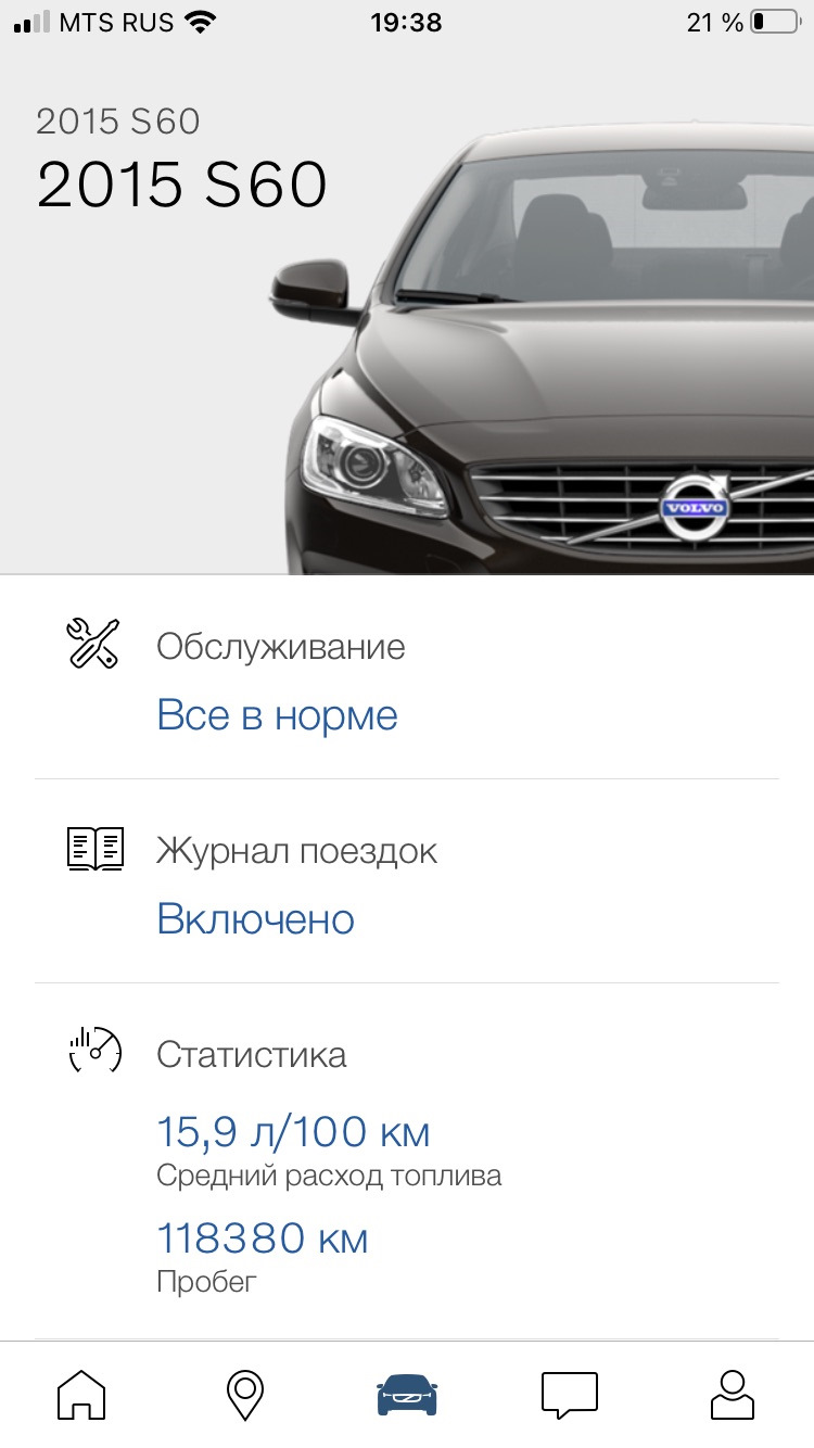 Ровно год — полёт нормальный ✈️ — Volvo S60 (2G), 2 л, 2014 года | плановое  ТО | DRIVE2