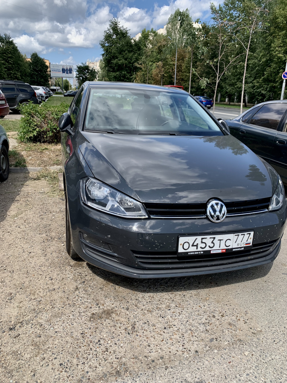 Первым делом повесил свои номера 😅 — Volkswagen Golf Mk7, 1,6 л, 2016 года  | покупка машины | DRIVE2