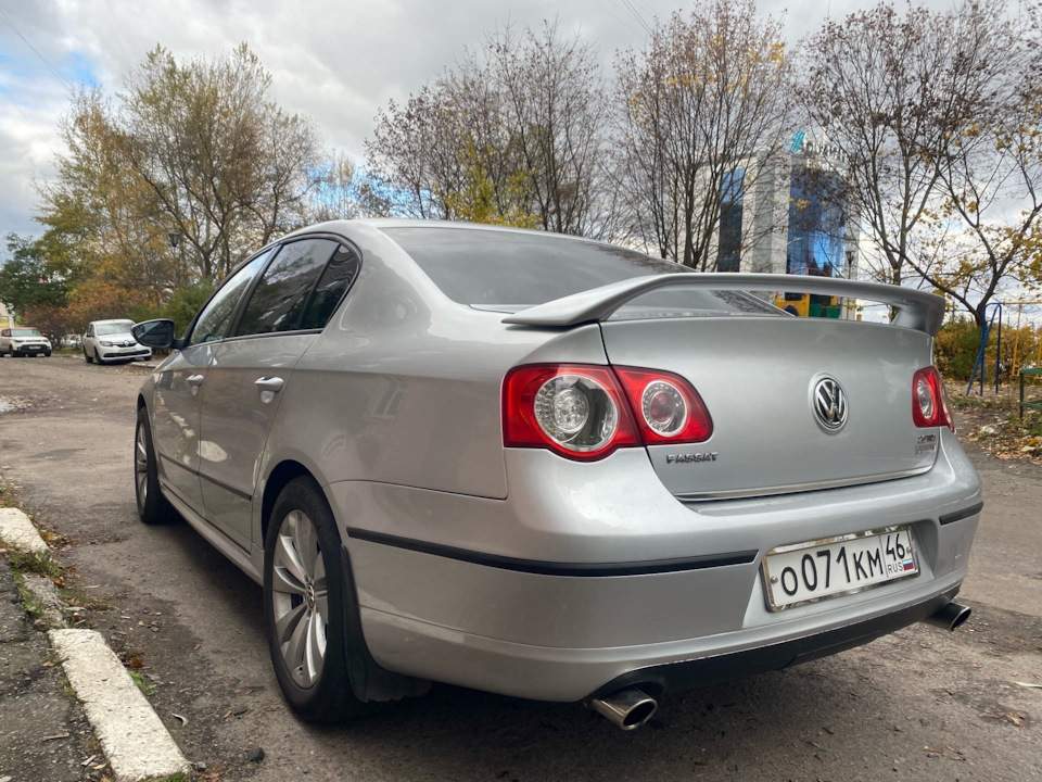 Установка двойного выхлопа — Volkswagen Passat B6, 2 л, 2007 года ...