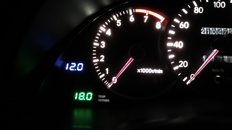 Внедрение индикатора outside temp в панель приборов. — Toyota Celica ...