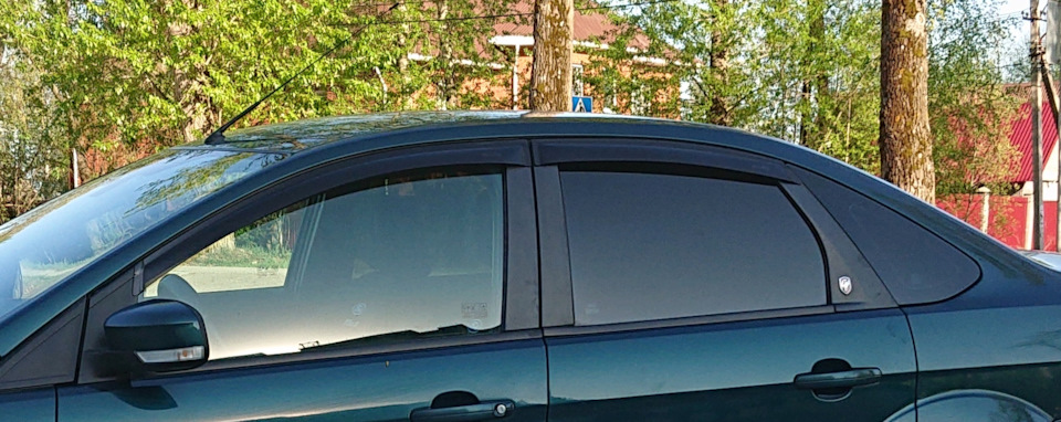 Тонировка задней полусферы, ремонт \"жучка\" на лобовом стекле — Ford ...