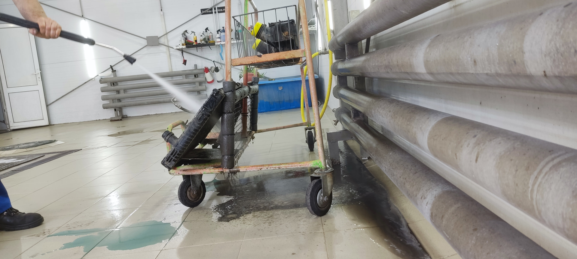 Мойка радиаторов со снятием — BMW X3 (F25), 3 л, 2014 года | плановое ...