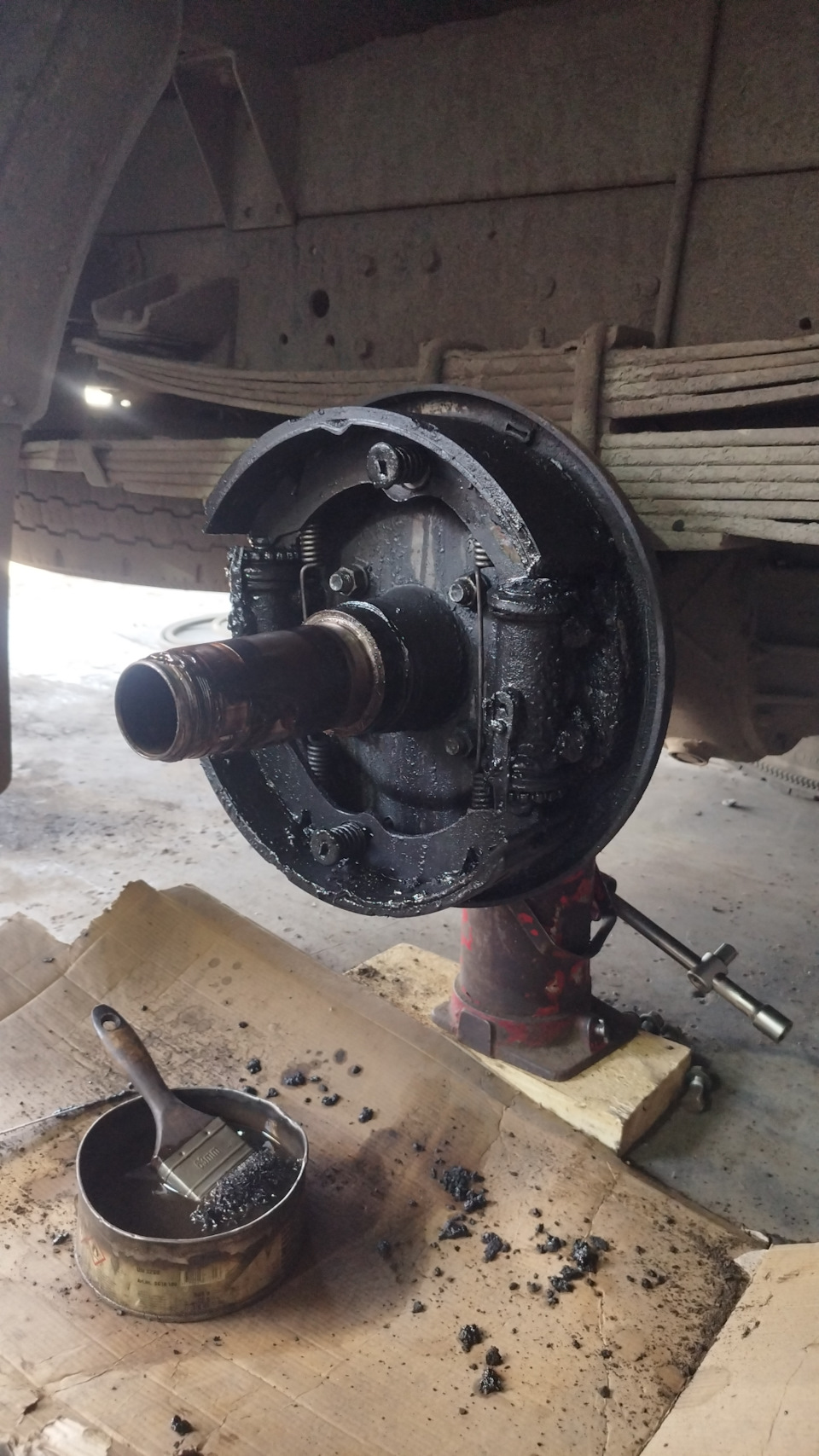 Борьба с отсутствием тормозов — Hyundai HD 72, 3,9 л, 2011 года ...