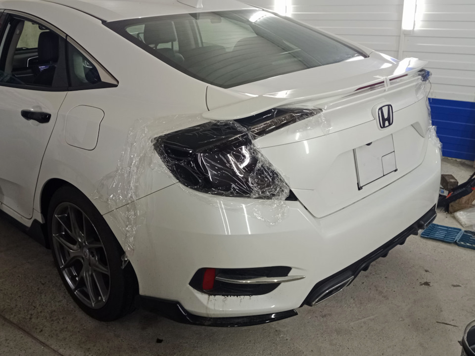 Сначала я делал примерные заметки — Honda Civic 4D (10G)