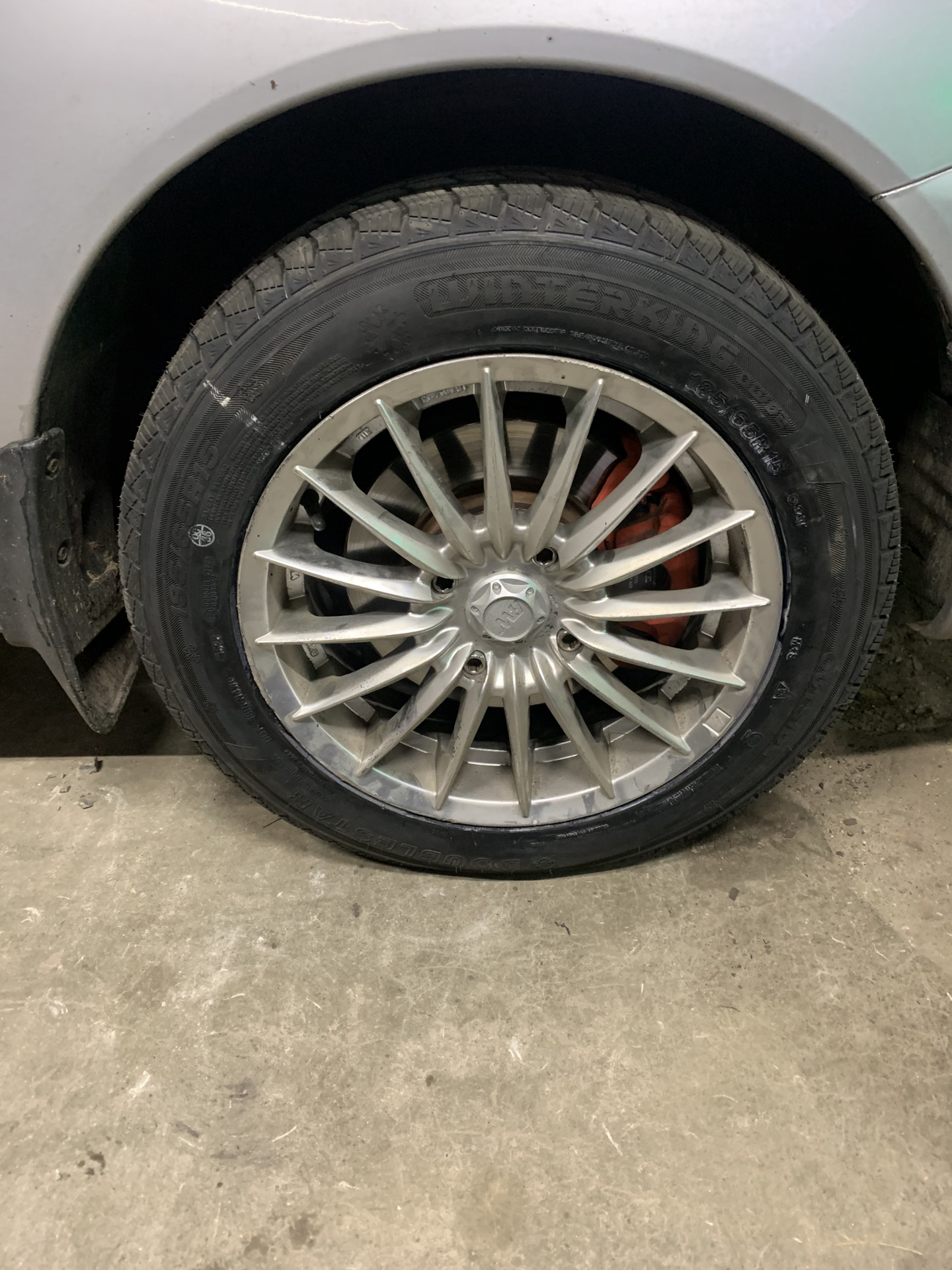 новая зимняя резина — Mitsubishi Lancer IX, 1,6 л, 2004 года | шины ...