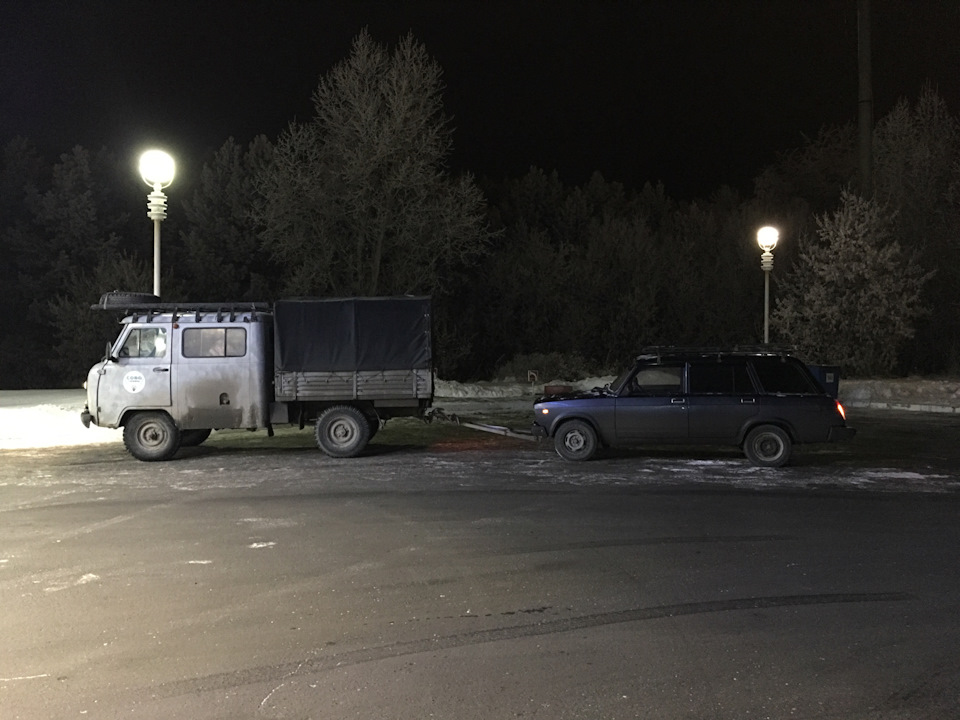 Жесткая сцепка для Жигулей — УАЗ 39094, 2,9 л, 2002 года | помощь на ...