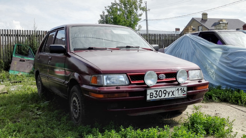 Subaru Justy 1.2 бензиновый 1993 | Полноприводная девятка на DRIVE2