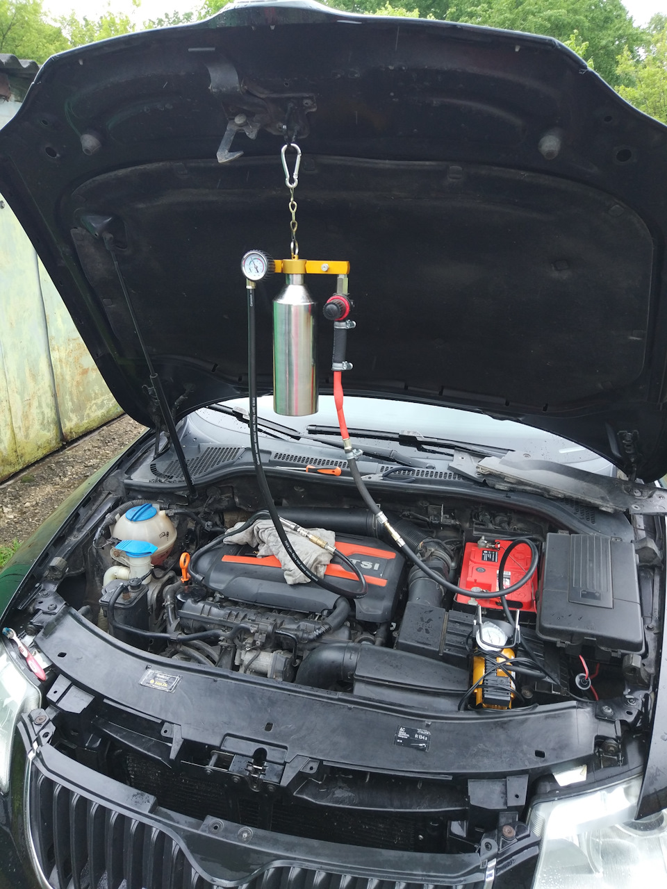 Промывка форсунок/инжектора Skoda Superb 1.8 TSI 160 сил — Промывка ...