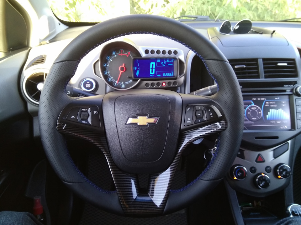 Как снять руль авео т300 Перетяжка руля кожей - Chevrolet Aveo Sedan (2G), 1,6 л, 2013 года стайлинг DRIV