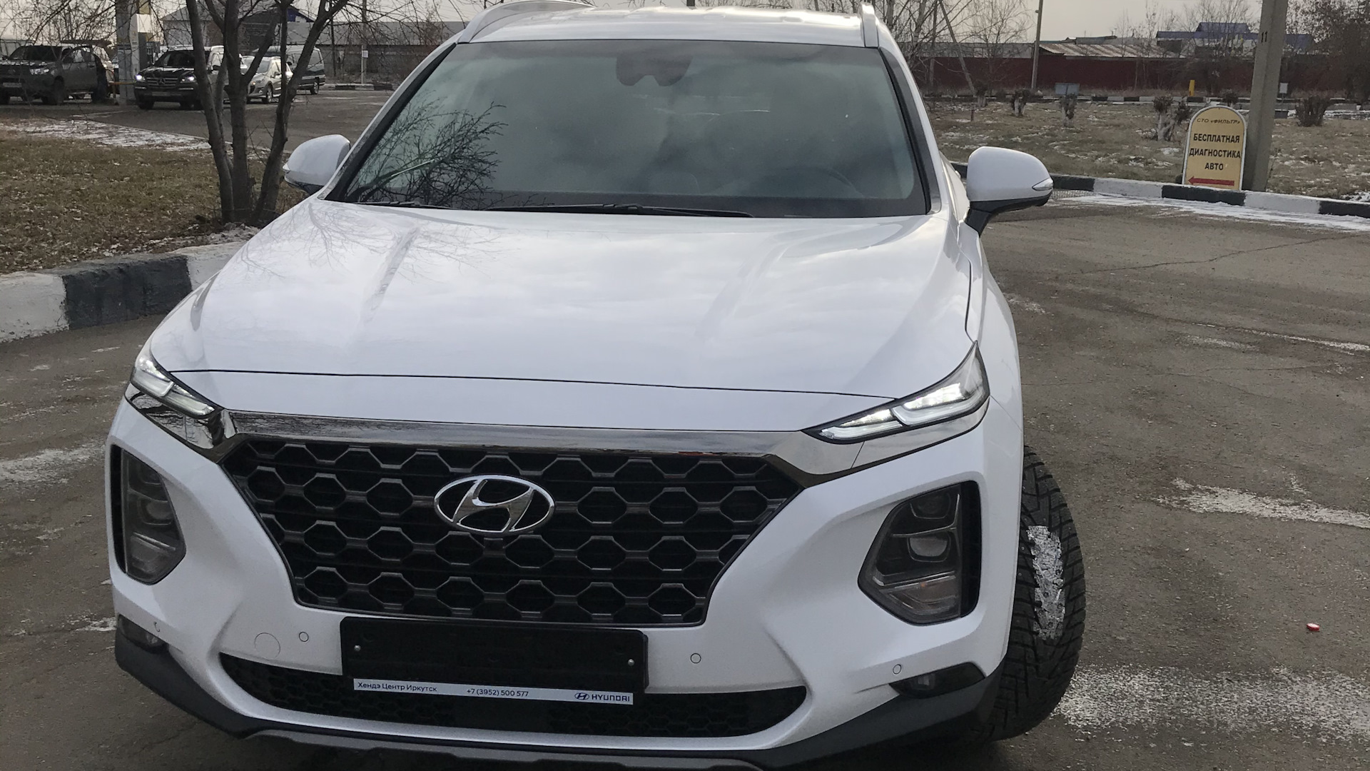 Hyundai Santa Fe (4G) 3.5 бензиновый 2020 | 3.5 High-Tech Блондинка на  DRIVE2