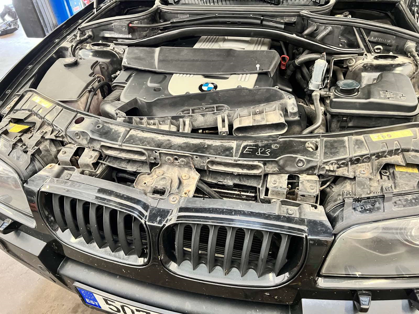 Новые троса капота — BMW X3 (E83), 3 л, 2004 года | плановое ТО | DRIVE2