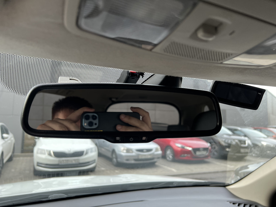 Зеркало с автозатемнением — Mitsubishi Outlander (3G), 2,4 л, 2014 года ...