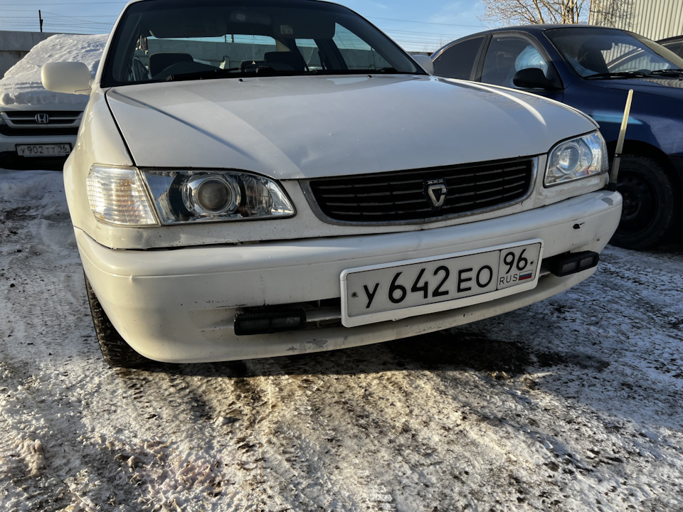 50.Замена планки под фары — Toyota Corolla (110), 1,5 л, 2000 года ...