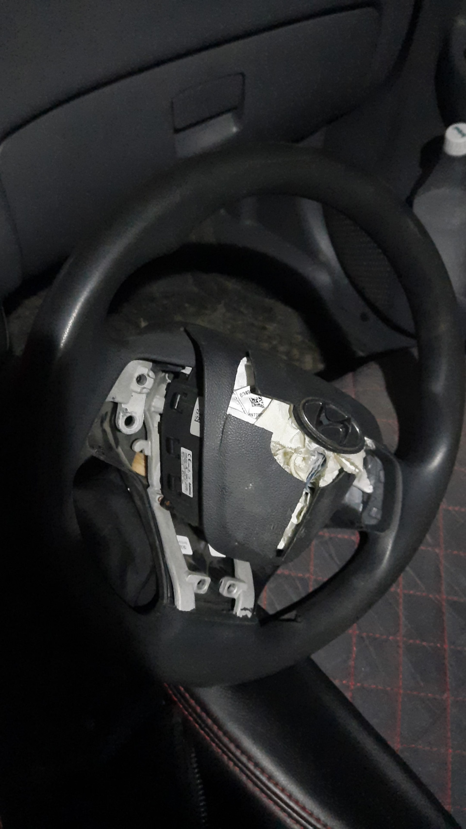 Руль Солярис 2 на акцент — Hyundai Accent (3G), 1,5 л, 2008 года ...