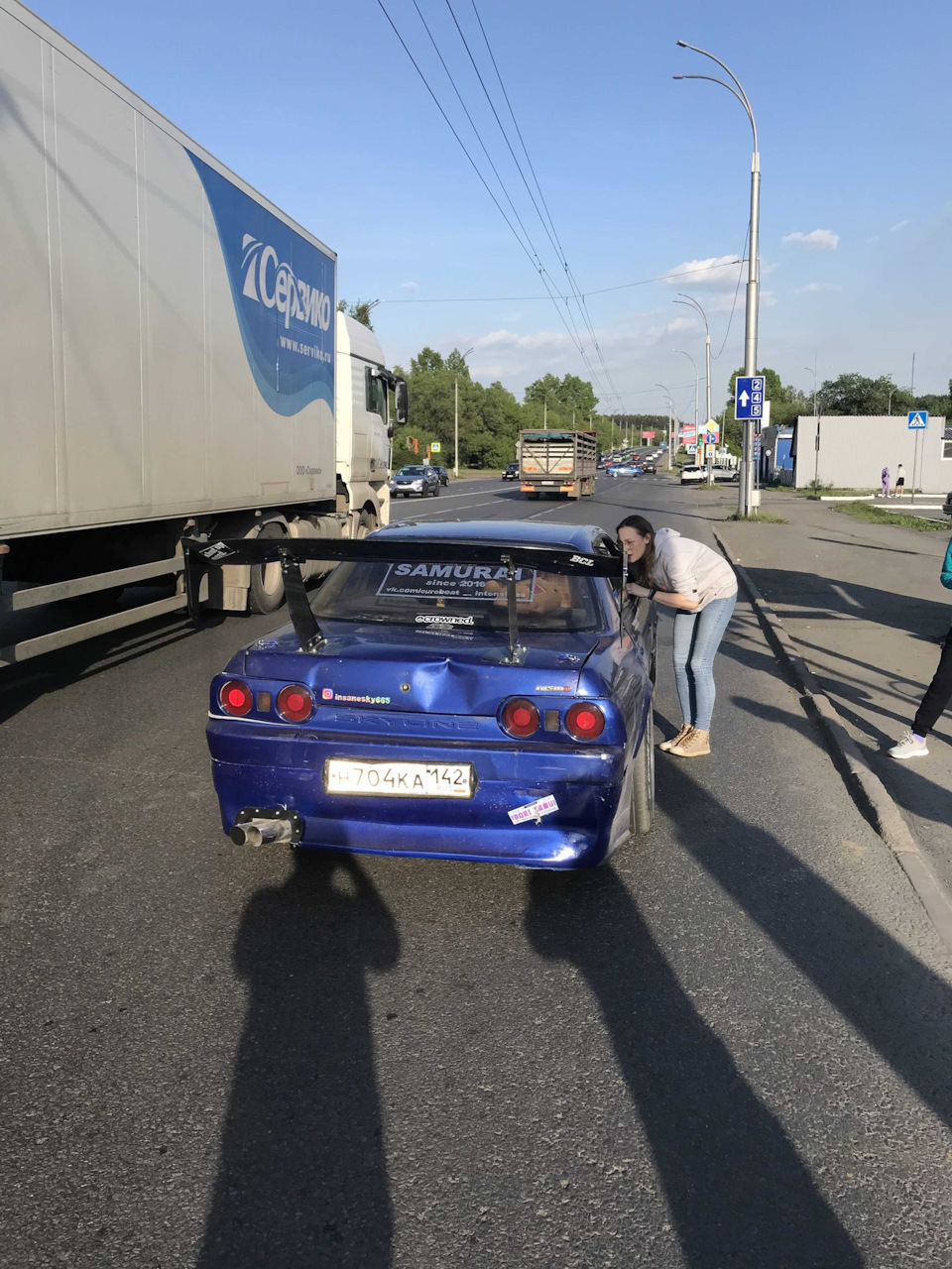 Беда, беда, огорчение, ДТП:( — Nissan Skyline (R32), 2,6 л, 1991 года | ДТП  | DRIVE2