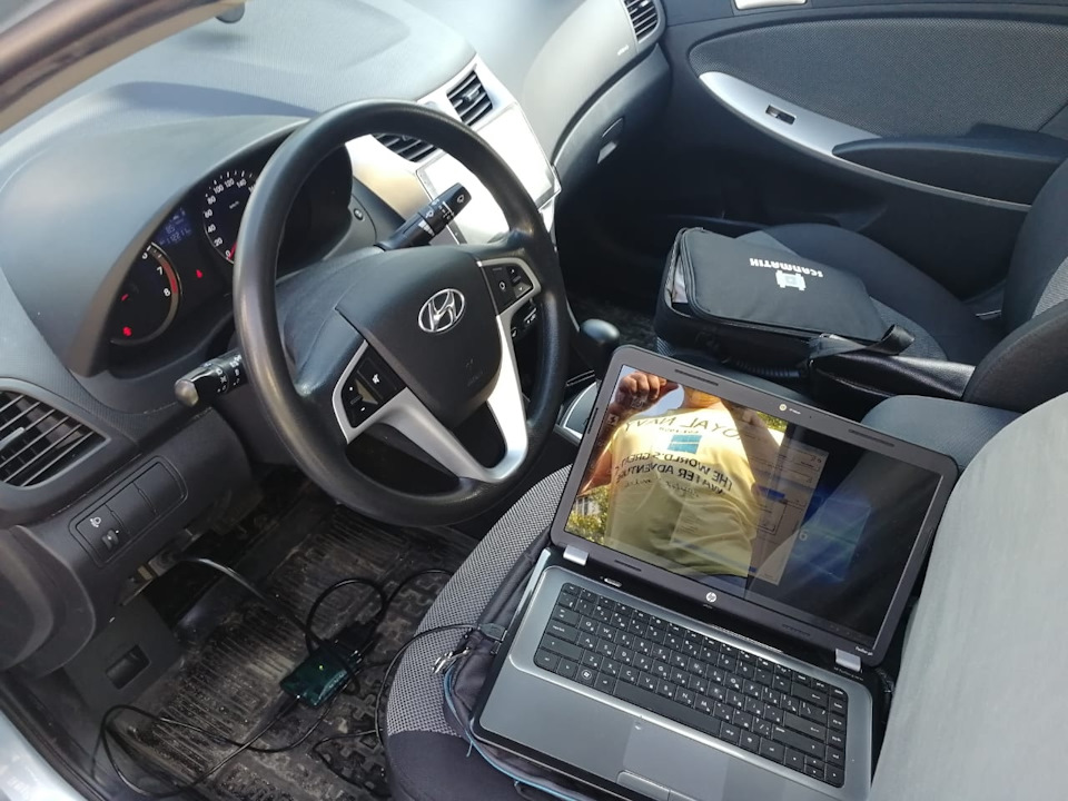 Прошивка, подготовка к удалению катализатора — Hyundai Solaris, 1,4 л ...