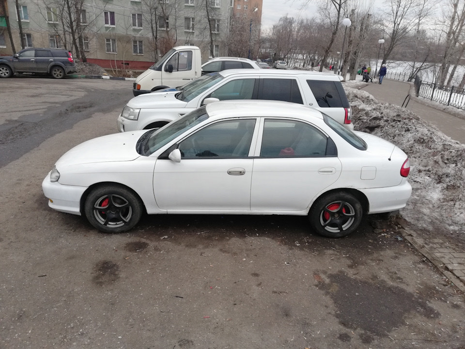 Японские диски — KIA Shuma I, 1,8 л, 1999 года | колёсные диски | DRIVE2