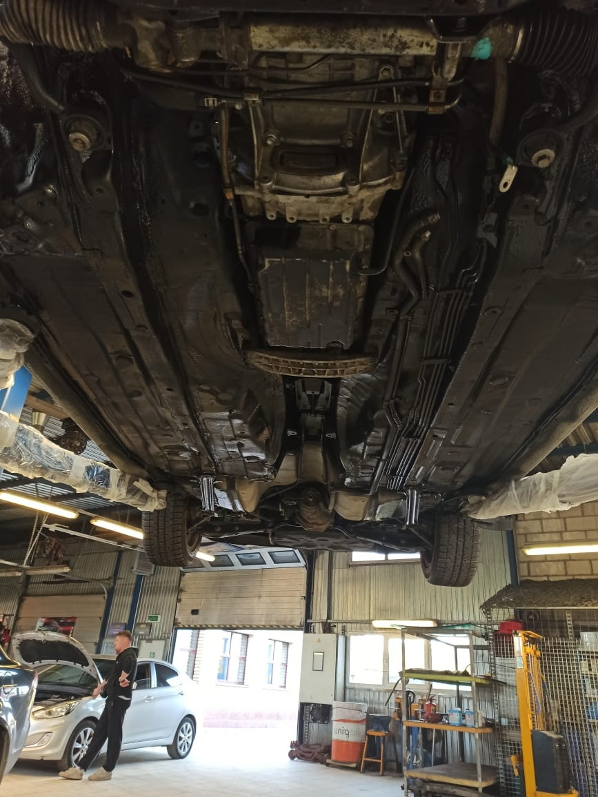 Антикор и подвеска. — Toyota Crown (S170), 2,5 л, 2002 года | визит на ...