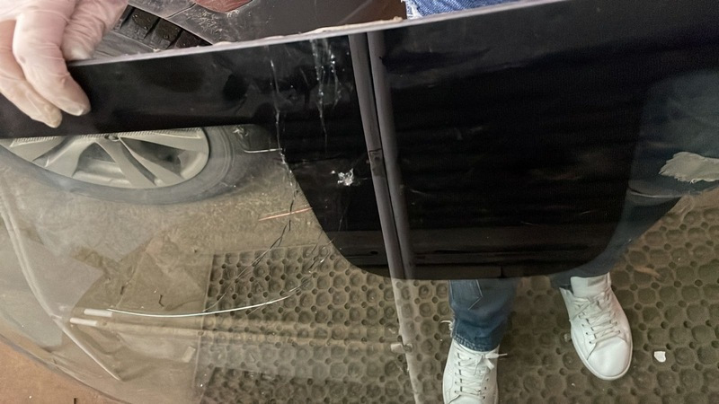 Старое треснутое лобовое — Opel Mokka (1G)