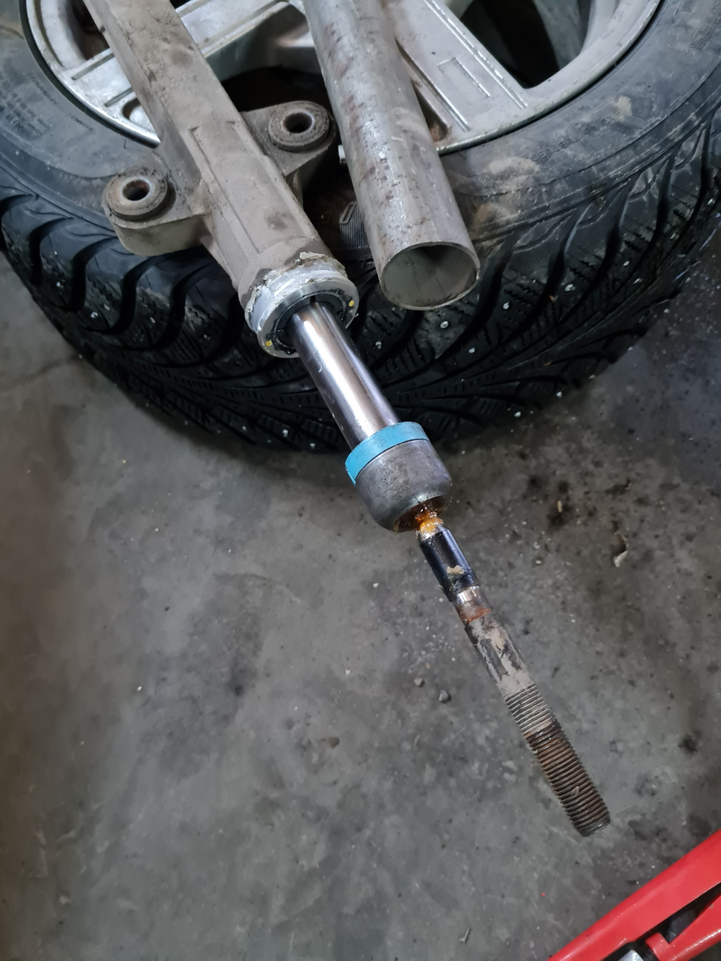 Замена втулки рулевой рейки — KIA Ceed (1G), 1,6 л, 2009 года | визит ...