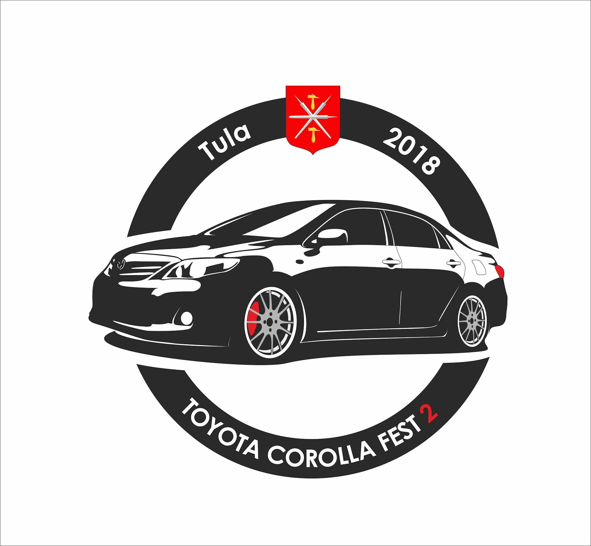 Наклейки на Toyota Corolla 150